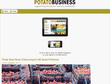 Tablet Screenshot of potatobusiness.com